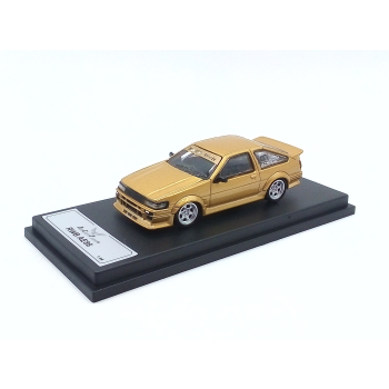 Toyota Corolla Levin GT-Apex AE86 RWB gold - skala 1:64 - DieCast Team